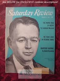 Saturday Review March 5 1955 TELFORD TAYLOR GEORGE N. SHUSTER LUDWIG  LEWISOHN