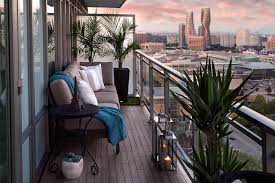 Looking for balcony design ideas? Condo Balcony Flooring Modern Balcony Toronto By Condo Kandy Shades Blinds Balcony Flooring Houzz