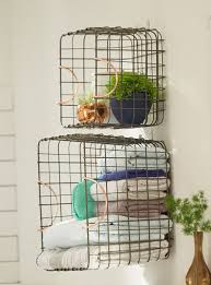 Target Chapter 9 Bohemian Bathroom Emily Henderson Vintage Wire Baskets Bohemian Bathroom Diy Bathroom