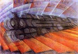 Russolo Luigi 1885 1947 1912 Dynamism Of A Train Futurist Painting Futurism Art Abstract Art Images