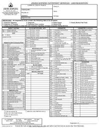 Laboratory Requisition Form Lab Report Template Lab Chemistry Labs