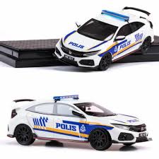 The civic type r dimensions is 4557 mm l x 1877 mm w x 1434 mm h. Ym Model 1 64 Honda Civic Type R Fk8 Malaysia Police Car Toys Games Others On Carousell