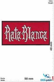 Rata blanca es el primer álbum de la banda argentina del mismo nombre, editado por vertigo records en 1988. Rata Blanca Patch Back Patches Patch Keychains Stickers Giga Patch Com Biggest Patch Shop Worldwide