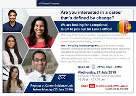 The Consulting Analyst Program Mckinsey Problem Solving Workshop Usj University Of Sri Jayewardenepura Sri Lanka
