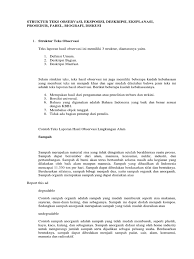 Banyak sekali bencana yang ditimbulkan akibat pembuangan sampah sembarangan, misalnya banjir. Contoh Teks Laporan Hasil Observasi Singkat Tentang Sampah Nusagates