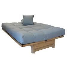 These bookcases can handle 125 pounds each, so hop on! Preston Bi Fold Futon Handmade Wooden Frame Choice Of Colour Stain