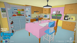Want to remodel your property based on the addam's family mansion or peter griffin's house?! Artstation Samsung Ar Family Guy Experience Robert Berrier