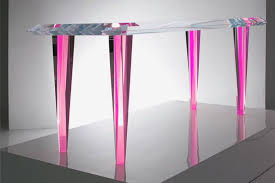 Ice Table Pink Dining Room Table Pink Dining Rooms Modern Interior Decor