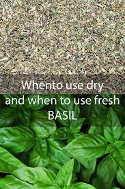 Fresh V Dried Basil The Cookful