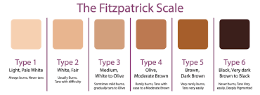 Image result for Fitzpatrick Skin Type