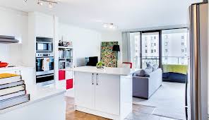 contemporary apartment kitchen