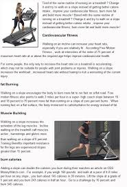 The Bodybuilder Benefits Of Incline Treadmill Walking