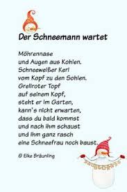 Der Schneemann Wartet Wintergedichte Fur Kinder Gedichte Fur Kinder Gedicht Weihnachten