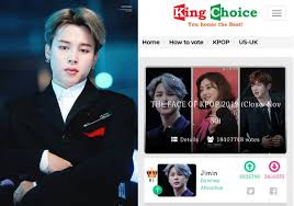 King Choice Crowned Bts Jimin As The Face Of Kpop 2019 And Idol Chart S Crowned Bts Jimin As The All Round Idol Who Is Good At Everything Bts Jimin Jimin Park