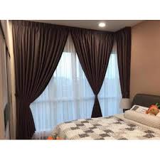 Accentuate the rooms in your home with curtains, which come in a variety of colors, styles, and lengths. Polyester Brown Decorative Bedroom Curtain For Window Rs 370 Meter Id 13068352562