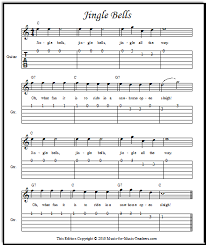 Jingle bells is one of the best known and most popular christmas songs ever. Jingle Bells Guitar Tabs Free Kids Sheet Music For Christmas