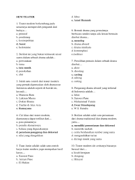 Ares toteles dalam pementasan drama, plot dan karakter diwujudkan melalui. Seni Teater Ve