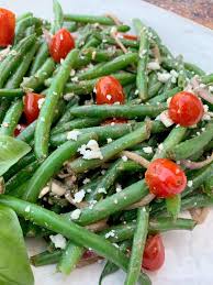 Easy Cold And Fresh Balsamic Green Bean Salad Is The Best Healthy Quick Summer Salad Recipe With Fresh Str Balsamic Green Beans Green Beans Green Bean Salads
