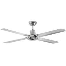 Fanimation studio collection threaded ss downrods silver stainless steel outdoor ceiling fan downrod. Trisera Ac 48 Interchangeable 3 Or 4 Blade Ceiling Fan 304 Stainless Steel Fst1234s