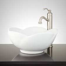 Redfin tour insights for 4757 white oak ave. Blooming Flower Porcelain Vessel Sink White Bathroom Sinks Sinks