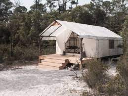 We stayed one cabin #2, which is a two bedroom (one bathroom) lakeside cabin. Camping At The Gulf State Park