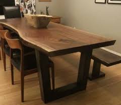Live Edge Harvest Tables Tree Green Team Collingwood Ontario Contemporary Dining Table Slab Dining Tables Wood Slab Dining Table