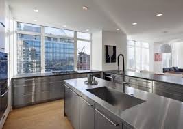 Stainless steel kitchen are a popular choice for those looking for the practical design of your family kitchen to match a modern house want to improve. Stainless Steel Cabinets Steelkitchen