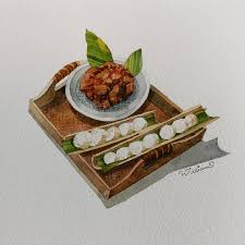 Hari raya food | hornbill celebration's blog. Selamat Hari Raya To All My Muslim Friends Have A Great Celebration Williamsimsingkee Williamsim Celebrati Food Drawing Food Illustrations Food Decoration