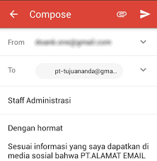 Dulu, surat lamaran kerja memang selalu dikirimkan lewat pos atau diantar langsung ke perusahaan/kantor. Cara Mengirim Surat Lamaran Kerja Via Email Di Hp Android Media Sosial Drive Kerja