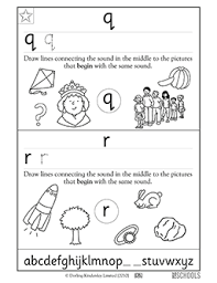 Download pdf file with free worksheets for kindergarteners and grade 1. Practicing Letters Q And R 1st Grade Kindergarten Preschool Reading Writing Worksheet Greatschools