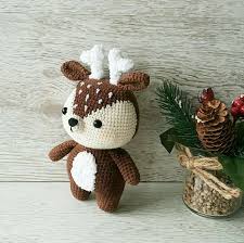 Each doll is hand knit in peru by talented artisans with premium cotton. Knitted Deer Play Jigsaw Puzzle For Free At Puzzle Factory