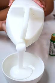 White glue, shaving cream, food coloring, saline solution, baking soda, and baby oil. The Best Fluffy Slime Recipe The Soccer Mom Blog