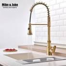 Gold kitchen faucet