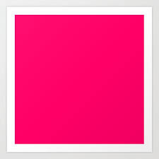 Pikebomb jerkbait in farbe hot pink. Hot Pink Color Kunstdrucke Von Nicnak85 Society6