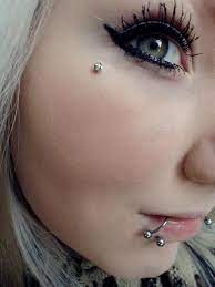 Microdermal Face Piercings Eyebrow Piercing Piercings For Girls