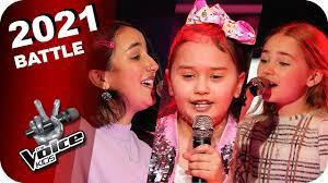 Bei the voice kids zählt allein die stimme der talente und die coaches drehen alle videos, bilder und news zu the voice kids findest du auf: The Lumineers Ho Hey Kiara Michelle Leila The Voice Kids 2021 Battles Youtube
