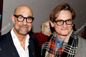Stanley Tucci Hamish Bowles Editorial Stock Photo