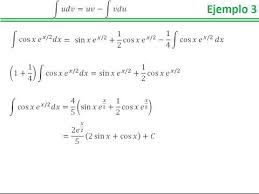 Integracion Por Partes Metodos De Integracion Calculo De Primitivas Ejercicios Resueltos Math Algorithm Chemistry