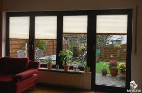 Faltrollo Plissees Von Sensuna An Fenstern Und Terrassentur Plissee Terrassentur Faltrollo