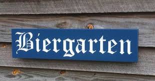 Outdoor Biergarten Sign Oktoberfest Beer Garden Sign Beer Garden Oktoberfest Beer Signs