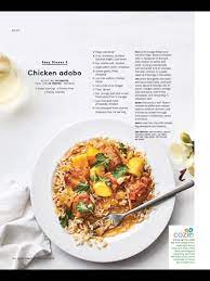 Chicken Adobo From Real Simple January 2019 Read It On The Texture App Unlimited Access To 2 Vegetarian Main Meals Easy Chicken Dinners Real Simple Recipes