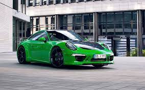 Green Porsche 911 Carrera S Front View Wallpaper Car Wallpapers 50058