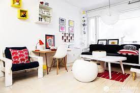 l 北欧スタイル 海外インテリアと私の部屋 modern furniture living room living room scandinavian colourful living room