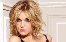 Brazilian fluman hair, flowing curls, a bit of goodness, asymmetric angle, framed beauty, color blocked, bold curls, bold and beautiful, soft ombre and a bit of goodness hairstyle. 50 Best Hairstyles For Square Faces Rounding The Angles