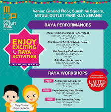 50% off promotion code on all below printing services ; Malaysia Airports On Twitter Head To Mitsui Outlet Park Klia Sepang For A Terrific Shopping Experience This Hari Raya Aidilfitri Shopping