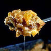 Butterscotch Caramel Peach Cobbler Recipe Cobbler Recipes Peach Recipe Dessert Recipes