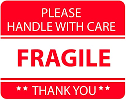 Just peel and stick, for that professionally packaged look. Red Fragile Warning Stickers For Safe Shipping Packaging Of Goods With Clear Text And Strong Adhesive Backing 1 Roll Of 500 Labels 2 X 3 500 Amazon De Business Industry Science