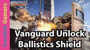 While holding the ballistic shield you are immune to small arms fire from the front and you are able to … Bf4 Vanguard Assignment Unlock Ballistics Shield Youtube