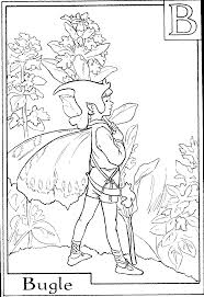 Alphabet Fairy Bugle Coloring Pages Fairy Coloring Pages Fairy Coloring Coloring Pages
