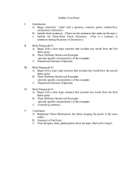 Key parts of an essay. Doc Outline Of An Essay Juwan Gillespie Academia Edu